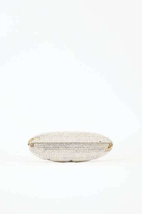 Judith Leiber Swarovski Crystal Embellished Clutch