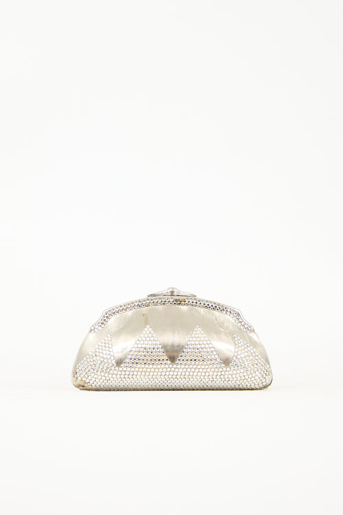Judith Leiber Swarovski Crystal Embellished Clutch