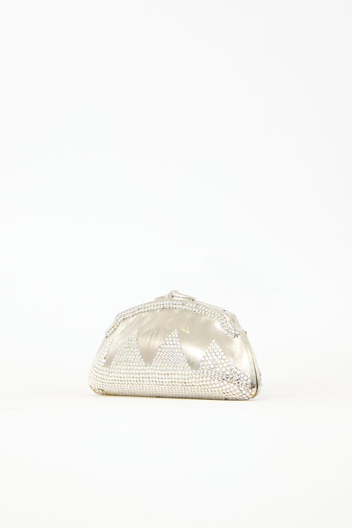 Judith Leiber Swarovski Crystal Embellished Clutch