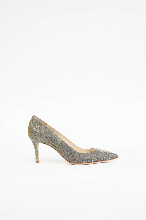 Manolo Blahnik Glitter BB 70 Pump