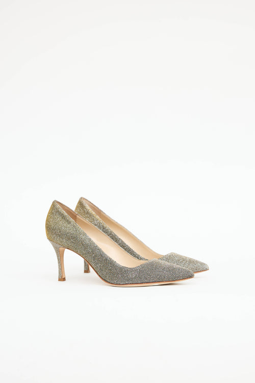 Manolo Blahnik Glitter BB 70 Pump