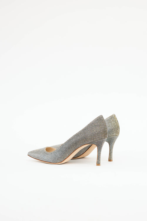 Manolo Blahnik Glitter BB 70 Pump