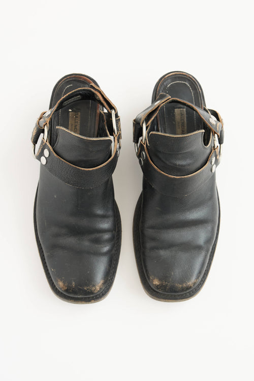 Balenciaga Distressed Santiago Mule