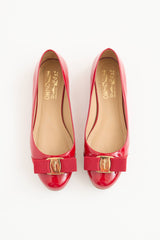 Ferragamo Patent Varina Flat