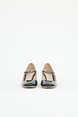 Miu Miu Patent Crystal Mary Jane Pump