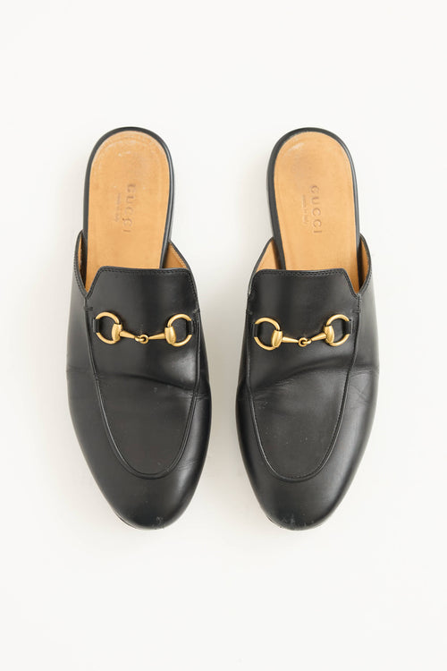 Gucci Leather Princetown Mule