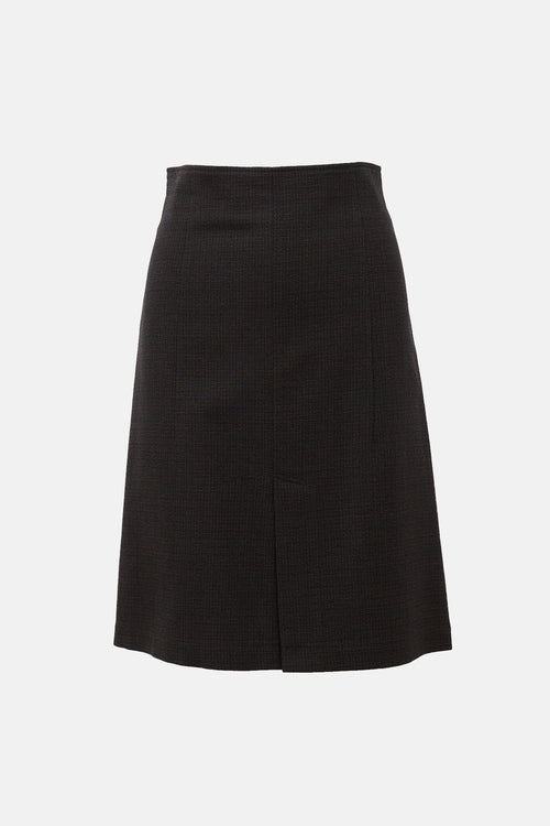 Junya Watanabe Check Midi Skirt