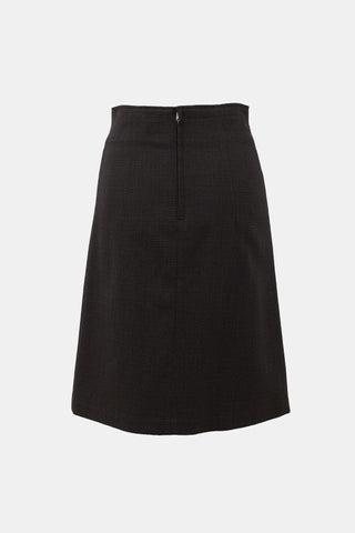 Junya Watanabe Check Midi Skirt
