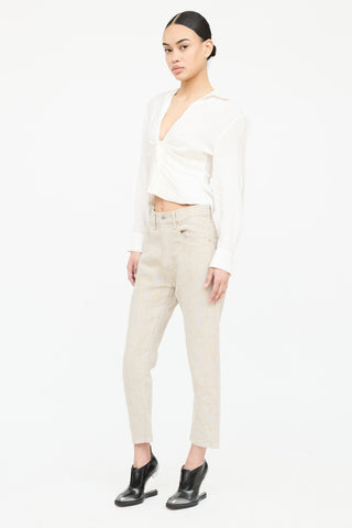 Linen Tapered Pant