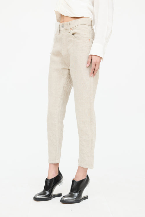 Linen Tapered Pant
