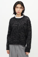 Junya Watanabe Black & White Knit Sweater