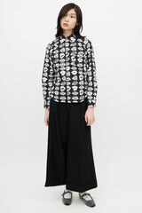 Junya Watanabe Black & White Lip Shirt