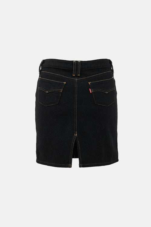 Junya Watanabe X Levi's Felted Wool Mini Skirt