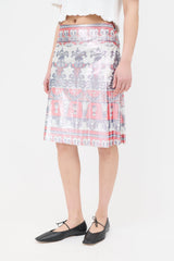 Junya Watanabe FW 1999 Shiny Printed Skirt