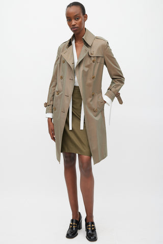 Junya Watanabe FW 2006 Iridescent Green Trench Coat