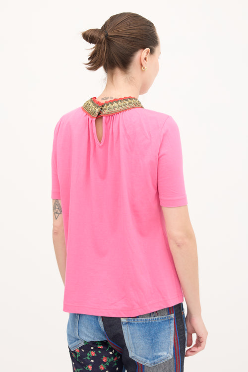Junya Watanabe FW 2007 Embroidered T-Shirt