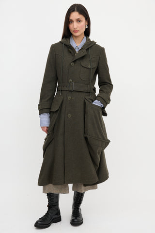 Junya Watanabe FW 2010 Wool Trench Coat