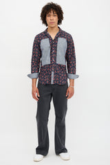 Junya Watanabe FW 2011 Floral Panel Shirt