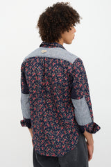 Junya Watanabe FW 2011 Floral Panel Shirt
