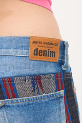 Junya Watanabe FW 2013 Fringe Patchwork Jeans