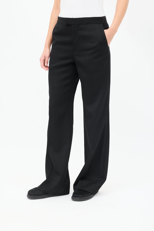 Junya Watanabe FW 2015 Black Wool Flared Trouser