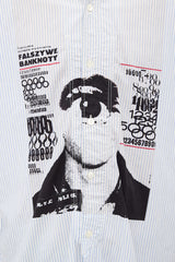 Junya Watanabe MAN Striped Printed Shirt
