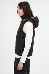 Junya Watanabe Man X The North Face Black & Orange Down Vest