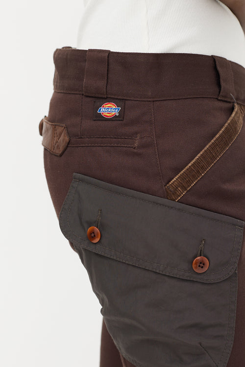 Junya Watanabe X Dickies Brown Cargo Trouser