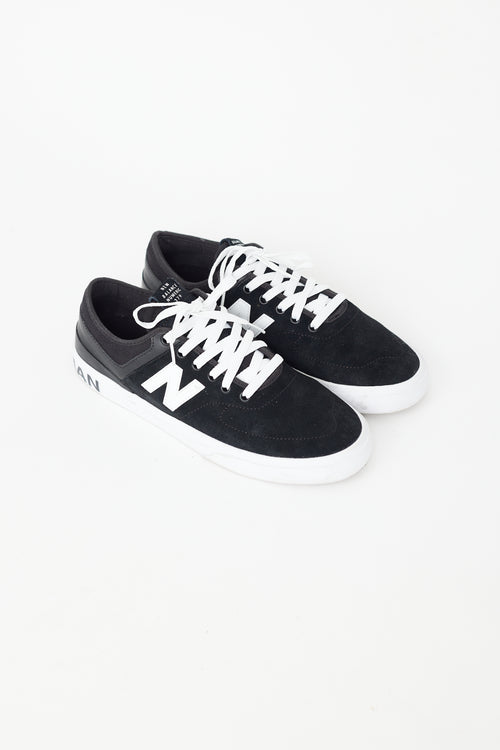 Junya Watanabe X New Balance Black & White Suede Sneaker