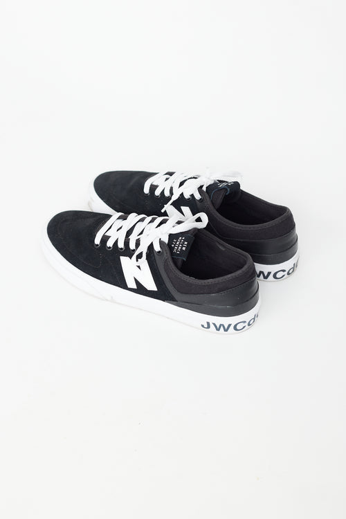 Junya Watanabe X New Balance Black & White Suede Sneaker