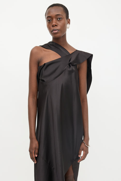 Junya Watanabe 2011 Satin Twisted Dress