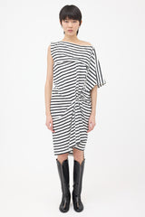 Junya Watanabe FW 2017 Twisted Stripe Dress