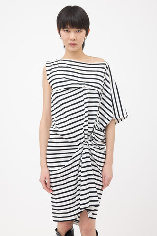 Junya Watanabe FW 2017 Twisted Stripe Dress