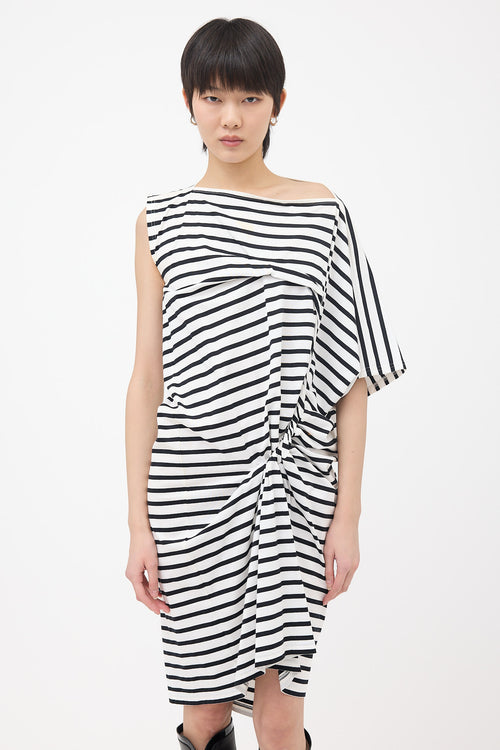 Junya Watanabe FW 2017 Twisted Stripe Dress