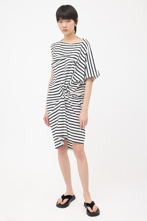 Junya Watanabe FW 2017 Twisted Stripe Dress