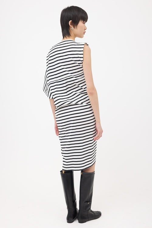 Junya Watanabe FW 2017 Twisted Stripe Dress