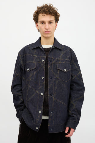Junya Watanabe FW 2023 Patchwork Denim Jacket