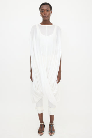 Junya Watanabe SS 2016 Draped Sheer Dress