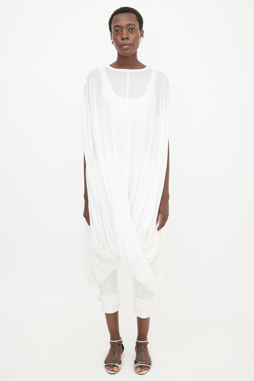 Junya Watanabe SS 2016 Draped Sheer Dress
