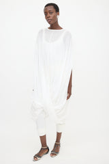 Junya Watanabe SS 2016 Draped Sheer Dress