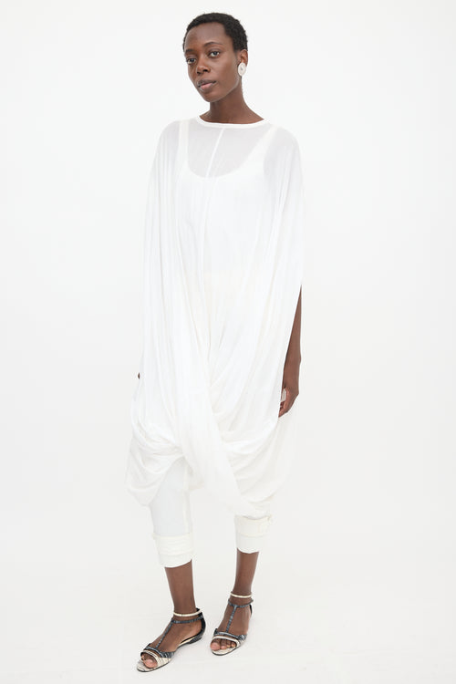 Junya Watanabe SS 2016 Draped Sheer Dress