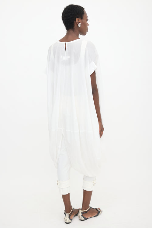 Junya Watanabe SS 2016 Draped Sheer Dress
