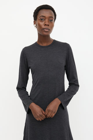 Junya Watanabe Wool Tartan Hem Dress