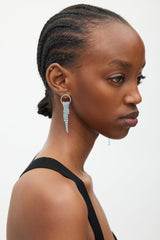 Justine Clenquet Crystal Shannon Earrings