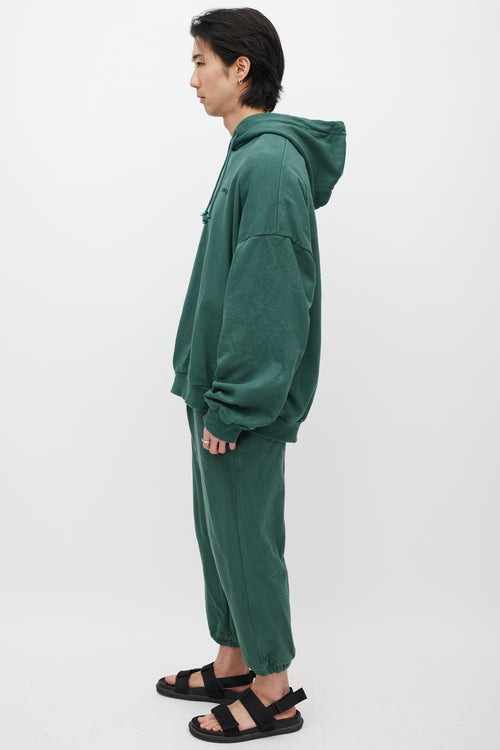 Juun.J Green & Multicolour Space Co-Ord Set