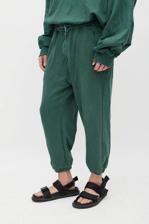Juun.J Green & Multicolour Space Co-Ord Set