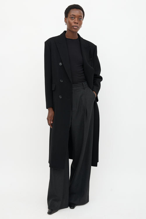 Juun.J Wool Double Breasted Coat