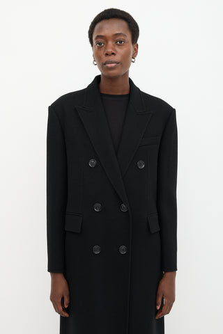 Juun.J Wool Double Breasted Coat