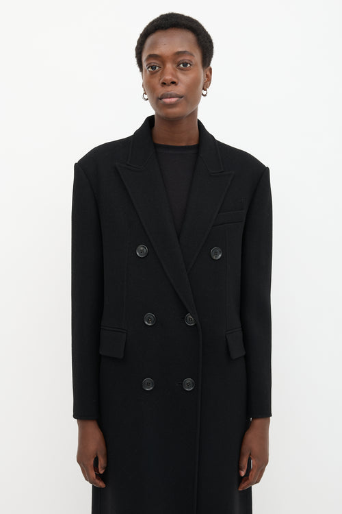 Juun.J Wool Double Breasted Coat