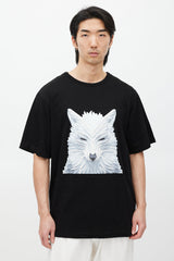 Juun.J X Shkret Maxim Black & White Embroidered T-Shirt